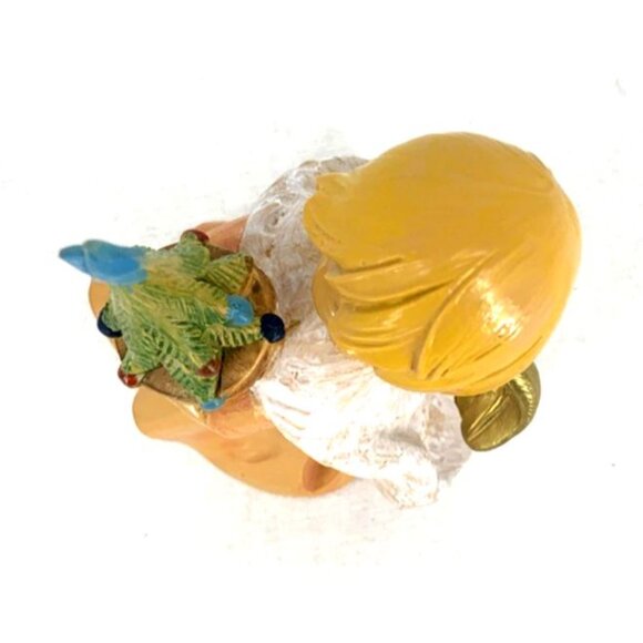 Fontanini Simonetti Angel with Christmas Tree Figurine 1988 Italy 4" Vtg - Picture 6 of 8
